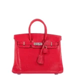 Best Quality Hermès Replicas Birkin 25 Rouge Exotique Niloticus Lizard PHW - Exotic Creations