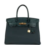 Best Hermès Birkin 30 Vert Cypres Replica | ExoticCreations.org