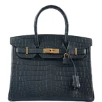 Best Quality Hermès Replicas Birkin 30 Vert Foncé Matte Niloticus Crocodile GHW - Exotic Creations