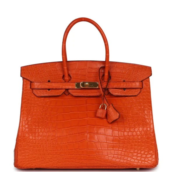 Best Quality Hermès Replicas Birkin 35 Feu Matte GHW