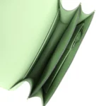 Best Quality Hermès Replicas Constance 18 Vert Criquet Epsom Marquette HW - Exotic Creations Interior