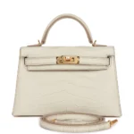 Best Quality Hermès Replicas Kelly 20Beton Matte Alligator GHW | ExoticCreations.org