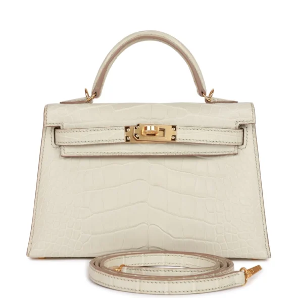 Best Quality Hermès Replicas Kelly 20Beton Matte Alligator GHW | ExoticCreations.org