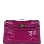 Hermès Kelly Pochette Rose Sheherazade Replica