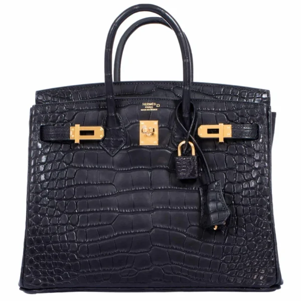 Artisan Grade Hermès Dupe Birkin 35 Mykonos Matte Alligator PHW - Exotic Creations