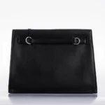 Artisan Grade Hermès Dupe Kelly Danse II Black Swift PHW - Exotic Creations Back