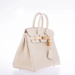 Best Hermès-Inspired Bags 2027 Birkin 25 Craie Togo GHW - Exotic Creations Side2