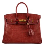 Best Hermès-Inspired Bags 2025 HSS Birkin 25 Rouge H Verso Orange Alligator GHW - Exotic Creations