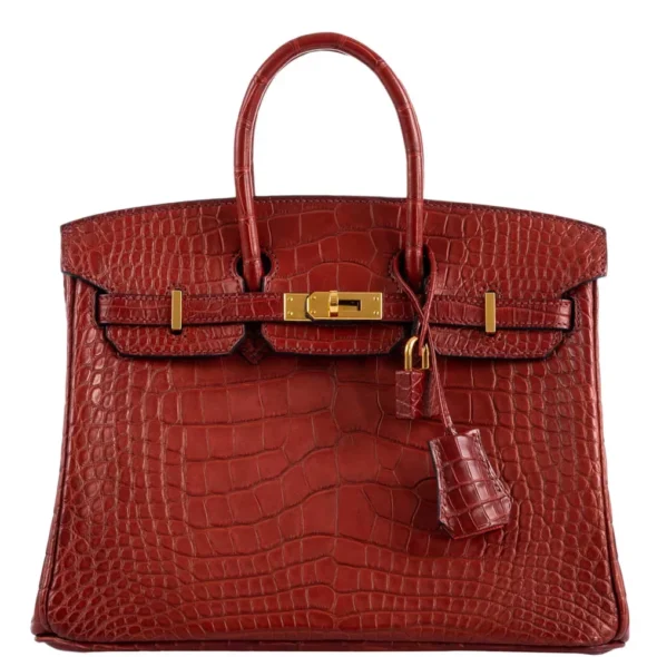 Best Hermès-Inspired Bags 2025 HSS Birkin 25 Rouge H Verso Orange Alligator GHW - Exotic Creations