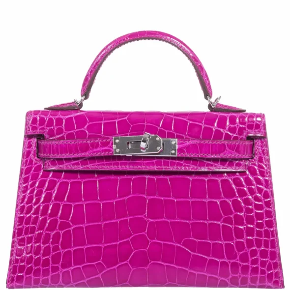 Best Hermès-Inspired Bags 2025 Mini Kelly 20 II Rose Alligator PHW