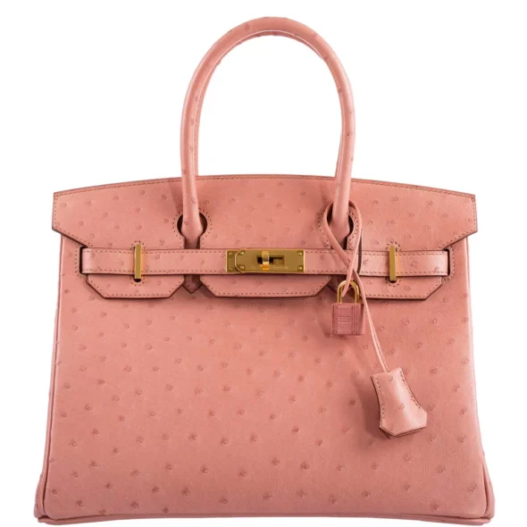 Best Replica Hermès Birkin 30 Terre Cuite Ostrich GHW - Exotic Creations
