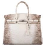 Best Replica Hermès Birkin 35 Diamond Himalaya Matte Niloticus Crocodile 18K White Gold Diamond HW - Exotic Creations