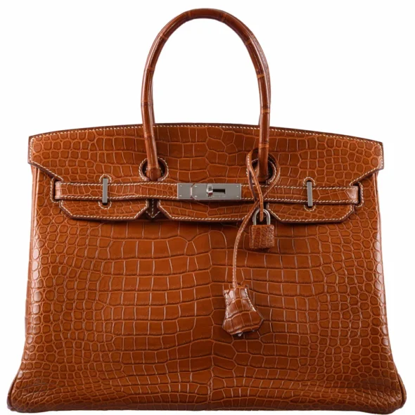 Best Replica Hermès Birkin 35 Fauve Matte Porosus Crocodile PHW - Exotic Creations
