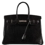 Best Replica Hermès Birkin 35 Graphite Porosus Crocodile PHW - Exotic Creations