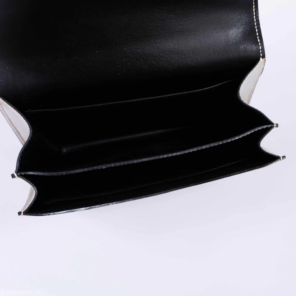 Best Replica Hermès Constance 18 Metallic Silver Chevre PHW - Exotic Creations Interior