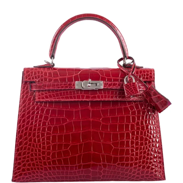 Replica Hermès HSS Kelly 25 Braise Alligator Bag | Exotic Creations