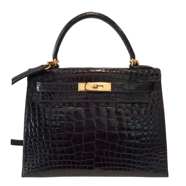 Best Replica Hermès Kelly 28 Alligator GHW | Exotic Creations