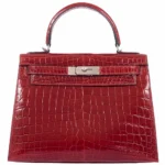 Best Replica Hermès Kelly 28 Rouge H Niloticus Crocodile PHW - Exotic Creations