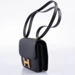 Best Replica Hermès Mini Constance 18 Black Epsom GHW - Exotic Creations Side2