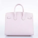 Hermès Dupe Birkin 25 Mauve Pale Epsom PHW - Exotic Creations Back
