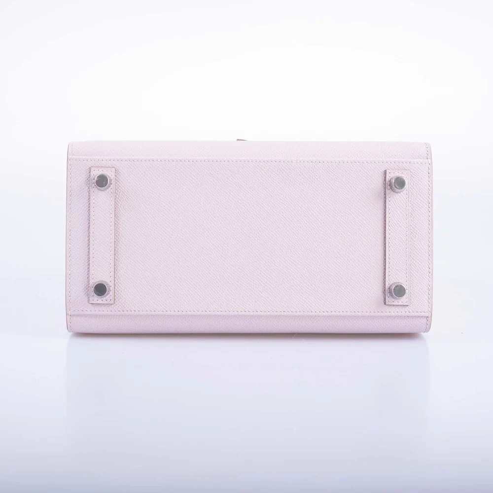 Hermès Dupe Birkin 25 Mauve Pale Epsom PHW - Exotic Creations Bottom