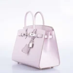 Hermès Dupe Birkin 25 Mauve Pale Epsom PHW - Exotic Creations Side2