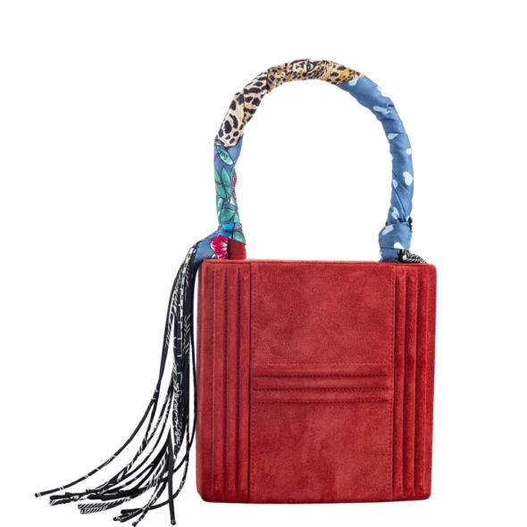 Hermès Dupe Cadena Red Veau Velour Doblis GHW - Exotic Creations