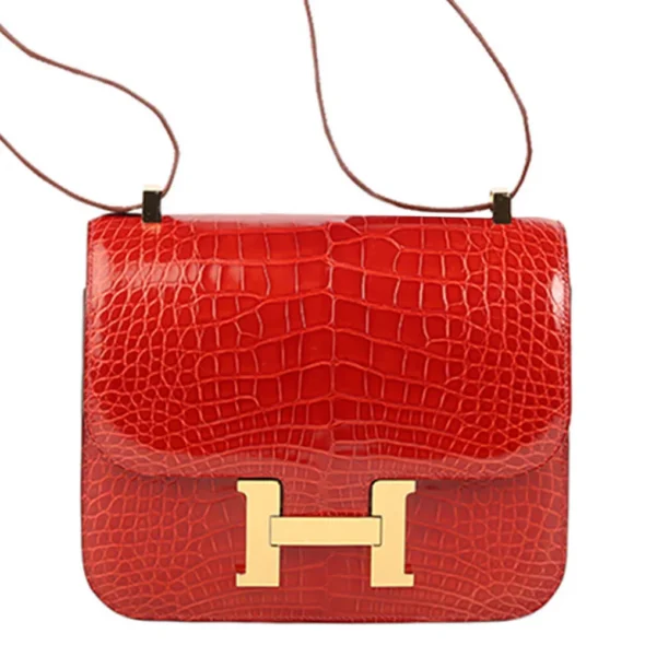 Hermès Dupe Constance 24 Sanguine Alligator GHW | Exotic Creations