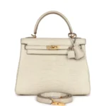 Hermès Dupe Kelly 25 Beton Matte Alligator GHW