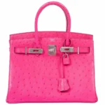 Hermès Replica Birkin 30 Rose Tyrien Ostrich PHW - Exotic Creations