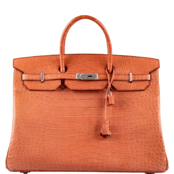 Hermès Replica Birkin 40 Sanguine Matte Alligator PHW - Exotic Creations