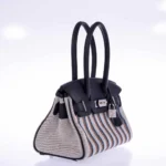 Hermès Replica Birkin Shoulder Light 29 Black Caban Evercolor GHW - Exotic Creations Side1
