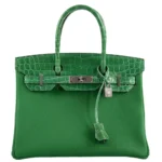 Hermès Replica Birkin Touch 30 Bambou Togo & Cactus Niloticus Crocodile PHW - Exotic Creations