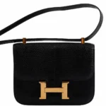 Hermès Replica Collection 2025 Constance Micro Black Lizard GHW - Exotic Creations