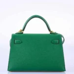 Hermès Replica Collection 2033 Mini Kelly 20 II Cactus Epsom GHW - Exotic Creations Back
