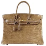 Hermès Replica Collection 2025 Birkin 35 Ficelle Porosus Crocodile GHW - Exotic Creations