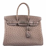 Hermès Replica Collection 2025 Birkin 35 Gris Tourterelle Ostrich PHW - Exotic Creations