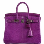 Hermès Replica HW Quality Birkin 25 Violet Lizard RHW - Exotic Creations