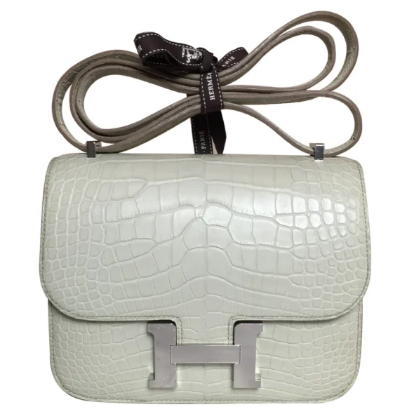 Hermès Replica Constance 18 Beton Alligator PHW | Exotic Creations