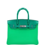 Hermès Replica HW Quality Touch Birkin 30 Vert Jade Matte Niloticus Crocodile & Vert Comics Togo PHW - Exotic Creations