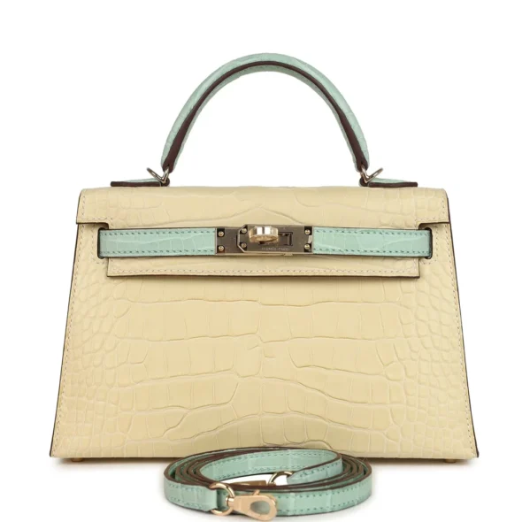 Hermès Inspired Kelly 20 Matte Alligator Bag | ExoticCreations.org