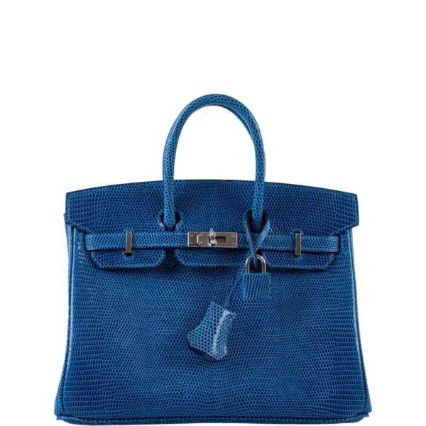 Mirror Quality Hermès Birkin 25 Mykonos Lizard PHW - Exotic Creations