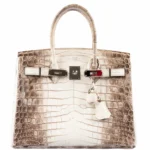 Mirror Quality Hermès Birkin 30 Matte Himalaya Niloticus Crocodile PHW - Exotic Creations