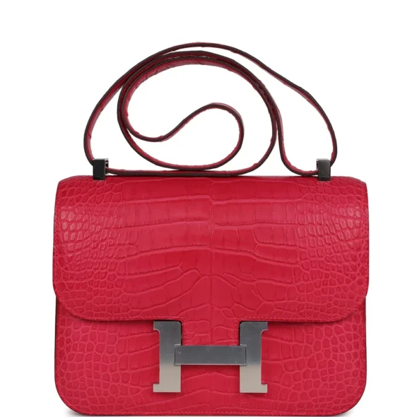 Mirror Quality Hermès Constance 24 Rose Extreme Matte