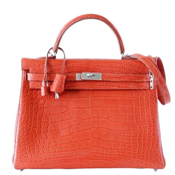 Mirror Quality Hermès Kelly 35 Sanguine PHW | Exotic Creations