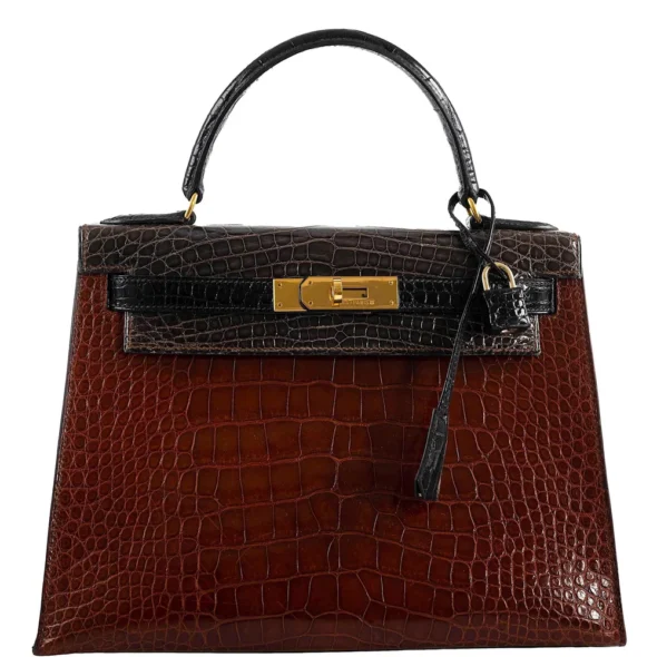 Mirror Quality Hermès Replicas Kelly 28 Alligator GHW | Exotic Creations