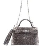 Mirror Quality Hermès Replicas Mini Kelly 20 II Ombre Lizard PHW - Exotic Creations