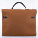 Premium Hermès Replica HSS Kelly Depeches 34 Gold & Vert Cypress Togo GHW - Exotic Creations Back