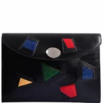 Premium Hermès Replica Pochette Rio Nuage Black Box & Multicolor Lizard - Exotic Creations